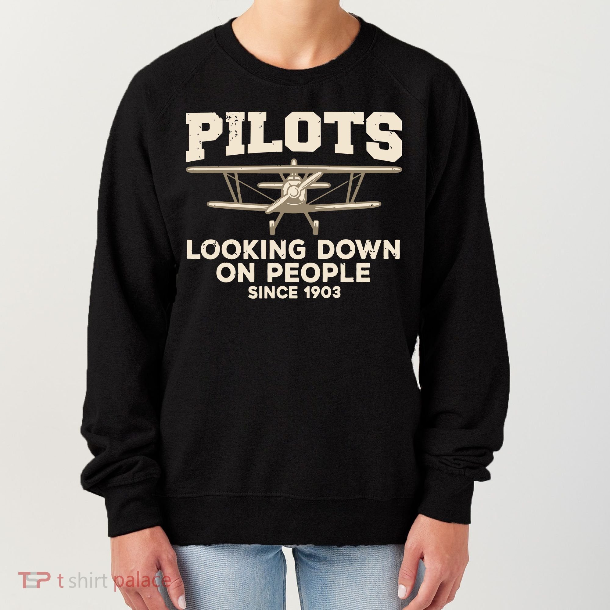 Cool Pilot For Men Women Aircraft Pilot Airplane Flying Women's Sweatshirt