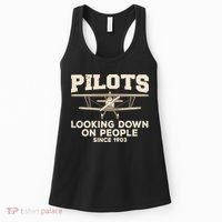 Cool Pilot For Men Women Aircraft Pilot Airplane Flying Women's Tank Top thumb 0