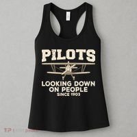 Cool Pilot For Men Women Aircraft Pilot Airplane Flying Women's Tank Top thumb 3