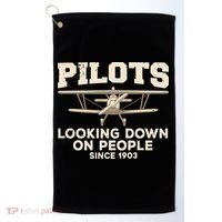 Cool Pilot For Men Women Aircraft Pilot Airplane Flying Golf Towel thumb 0