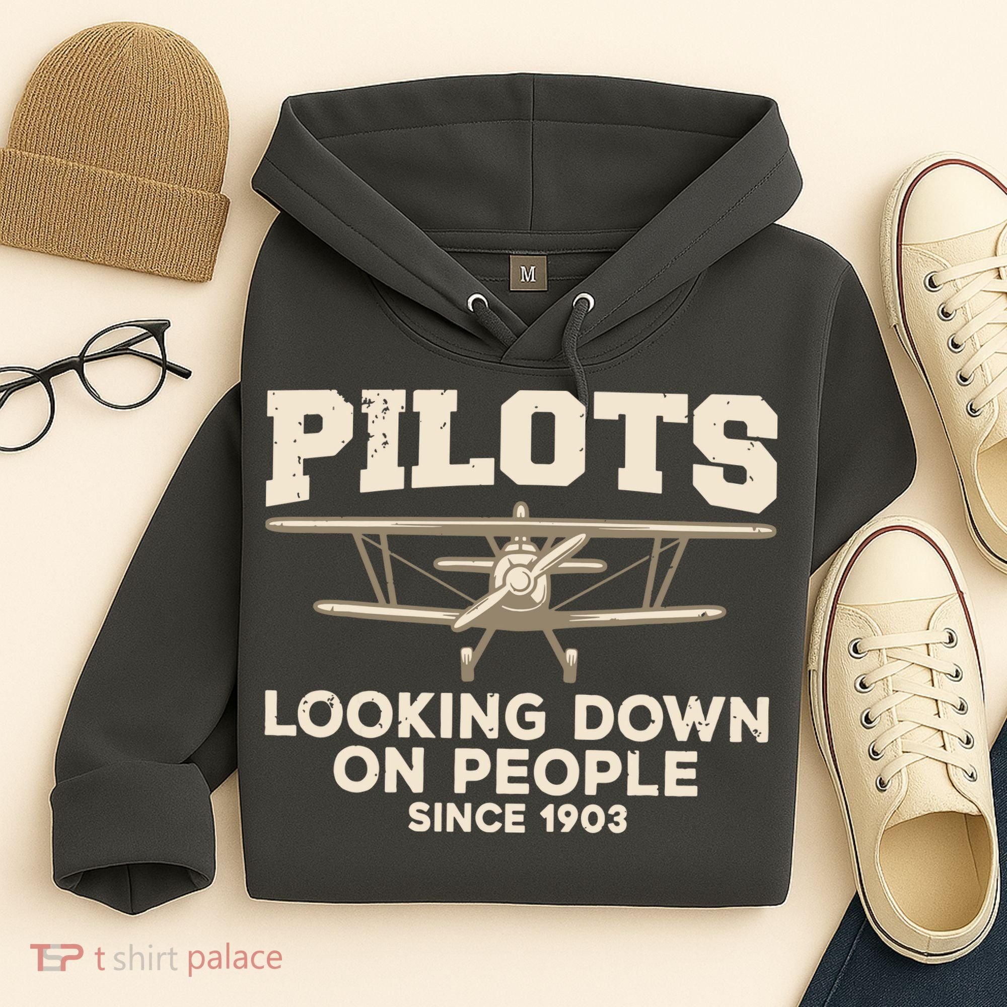 Cool Pilot For Men Women Aircraft Pilot Airplane Flying Hoodie