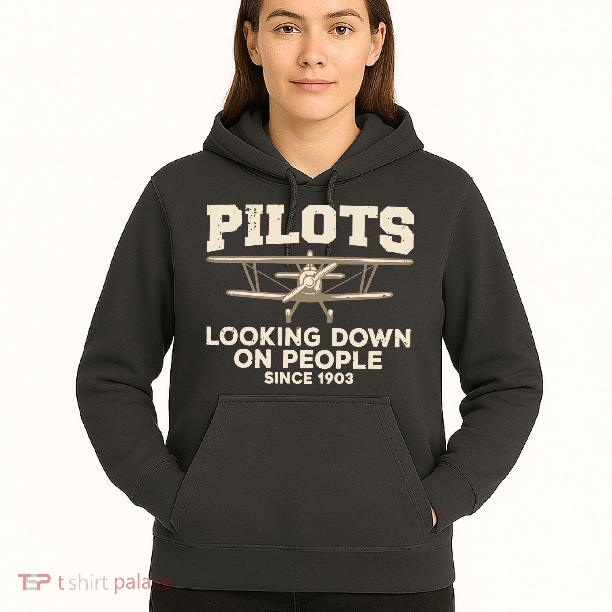 Cool Pilot For Men Women Aircraft Pilot Airplane Flying Hoodie