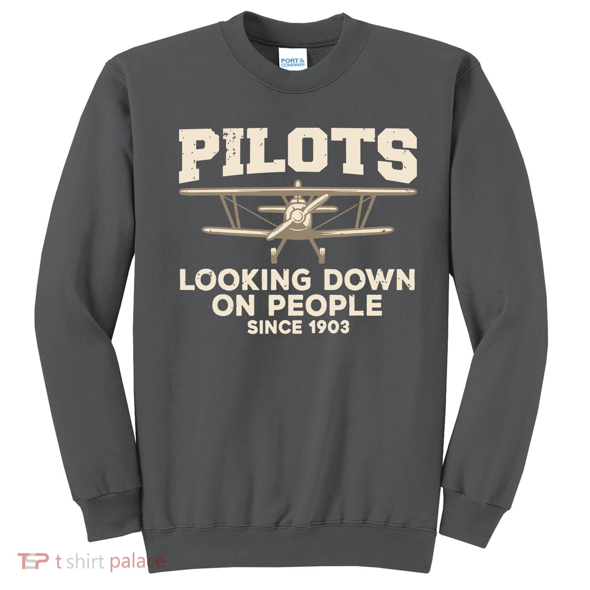 Cool Pilot For Men Women Aircraft Pilot Airplane Flying Sweatshirt