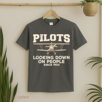 Cool Pilot For Men Women Aircraft Pilot Airplane Flying T-Shirt thumb 2