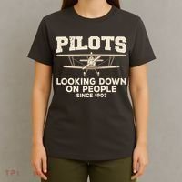 Cool Pilot For Men Women Aircraft Pilot Airplane Flying T-Shirt thumb 4
