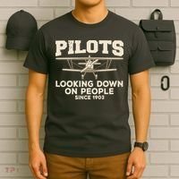 Cool Pilot For Men Women Aircraft Pilot Airplane Flying T-Shirt thumb 6