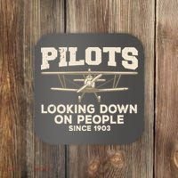 Cool Pilot For Men Women Aircraft Pilot Airplane Flying Coaster thumb 0