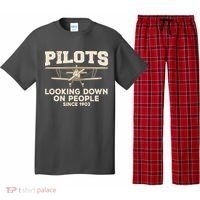 Cool Pilot For Men Women Aircraft Pilot Airplane Flying Pajama Set thumb 0