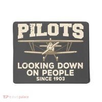 Cool Pilot For Men Women Aircraft Pilot Airplane Flying Mousepad thumb 0