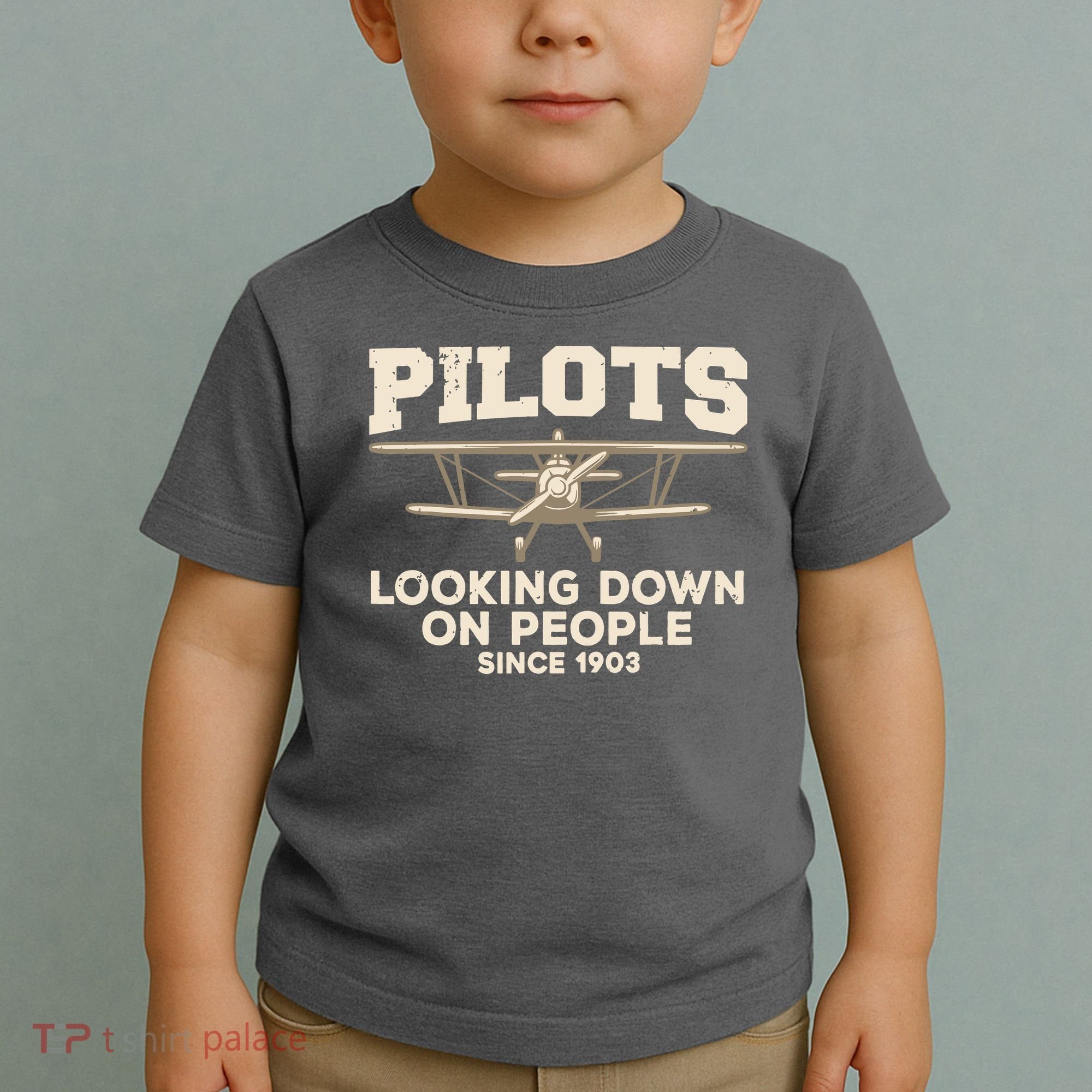 Cool Pilot For Men Women Aircraft Pilot Airplane Flying Toddler T-Shirt