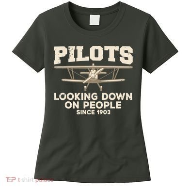 Cool Pilot For Men Women Aircraft Pilot Airplane Flying Women's T-Shirt