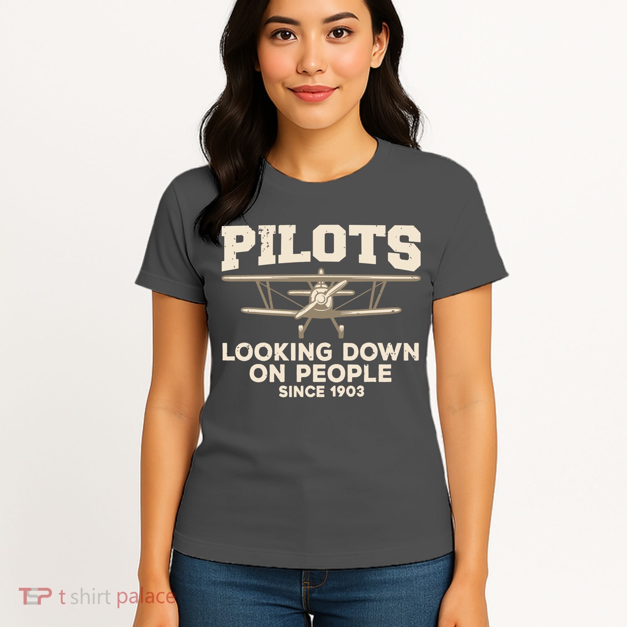 Cool Pilot For Men Women Aircraft Pilot Airplane Flying Women's T-Shirt