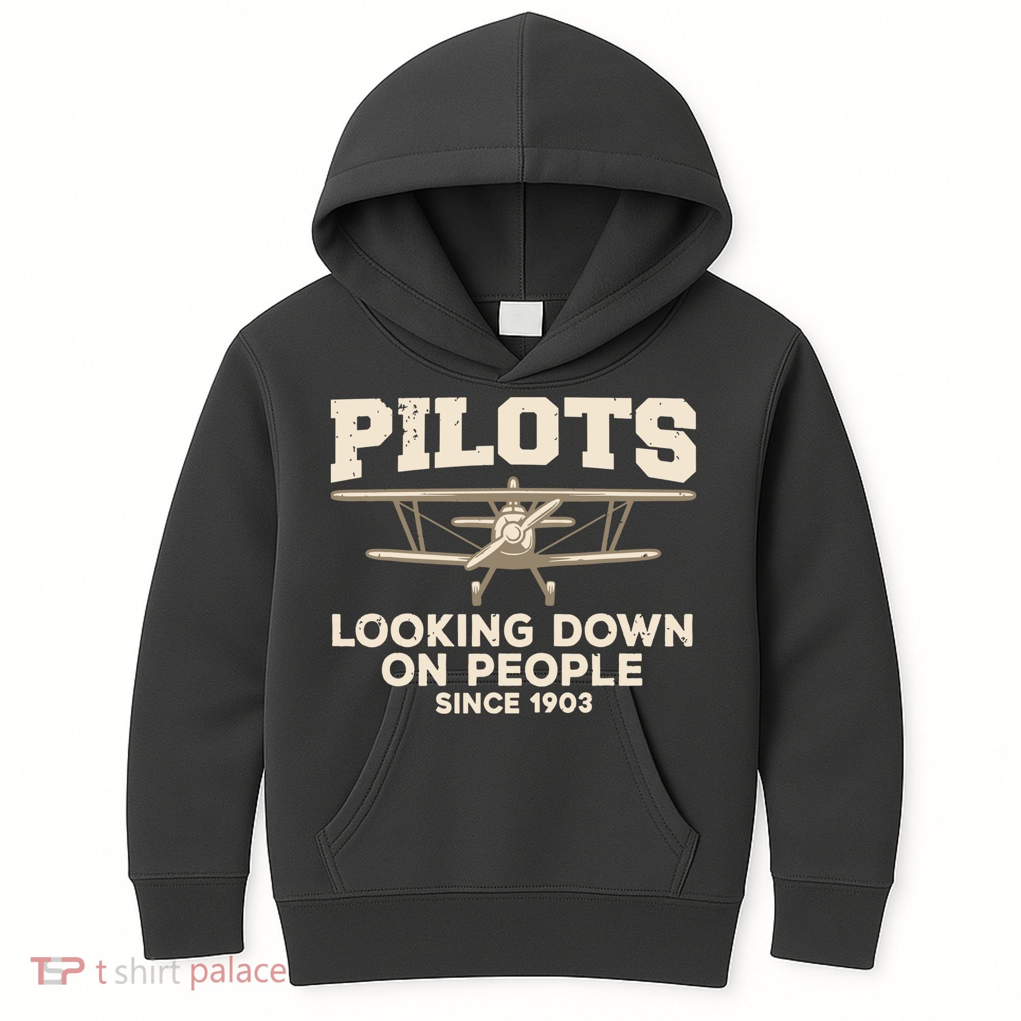 Cool Pilot For Men Women Aircraft Pilot Airplane Flying Kids Hoodie