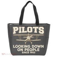 Cool Pilot For Men Women Aircraft Pilot Airplane Flying Tote Bag thumb 0