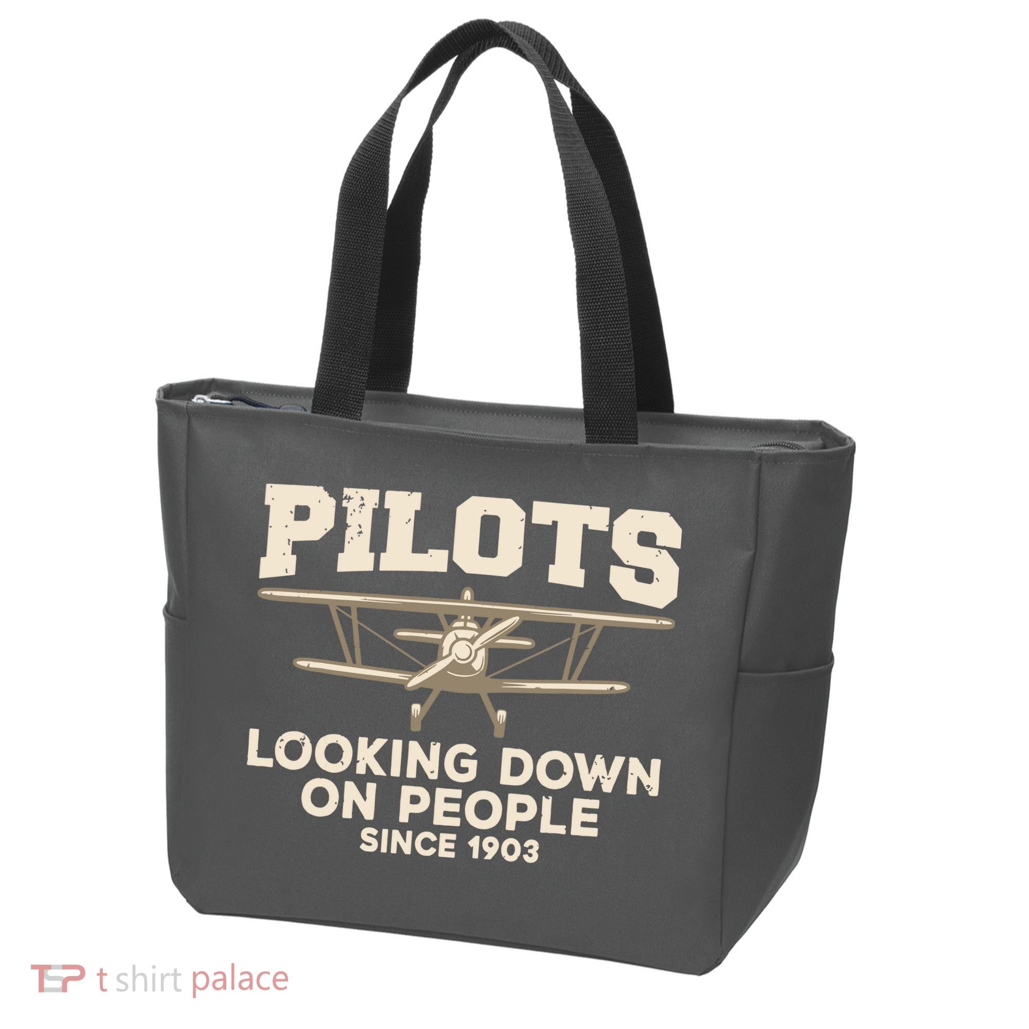 Cool Pilot For Men Women Aircraft Pilot Airplane Flying Tote Bag