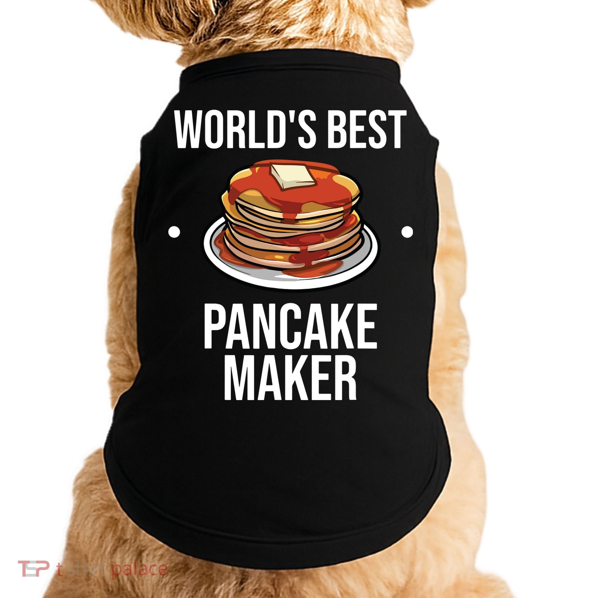 Cool Pancake For Men Women Pancake Maker Breakfast Food Cake Doggie Tank