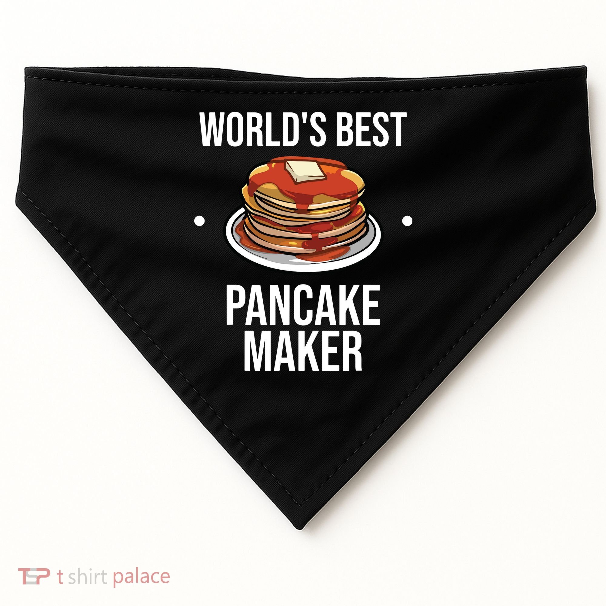 Cool Pancake For Men Women Pancake Maker Breakfast Food Cake USA-Made Doggie Bandana