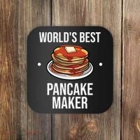 Cool Pancake For Men Women Pancake Maker Breakfast Food Cake Coaster thumb 0