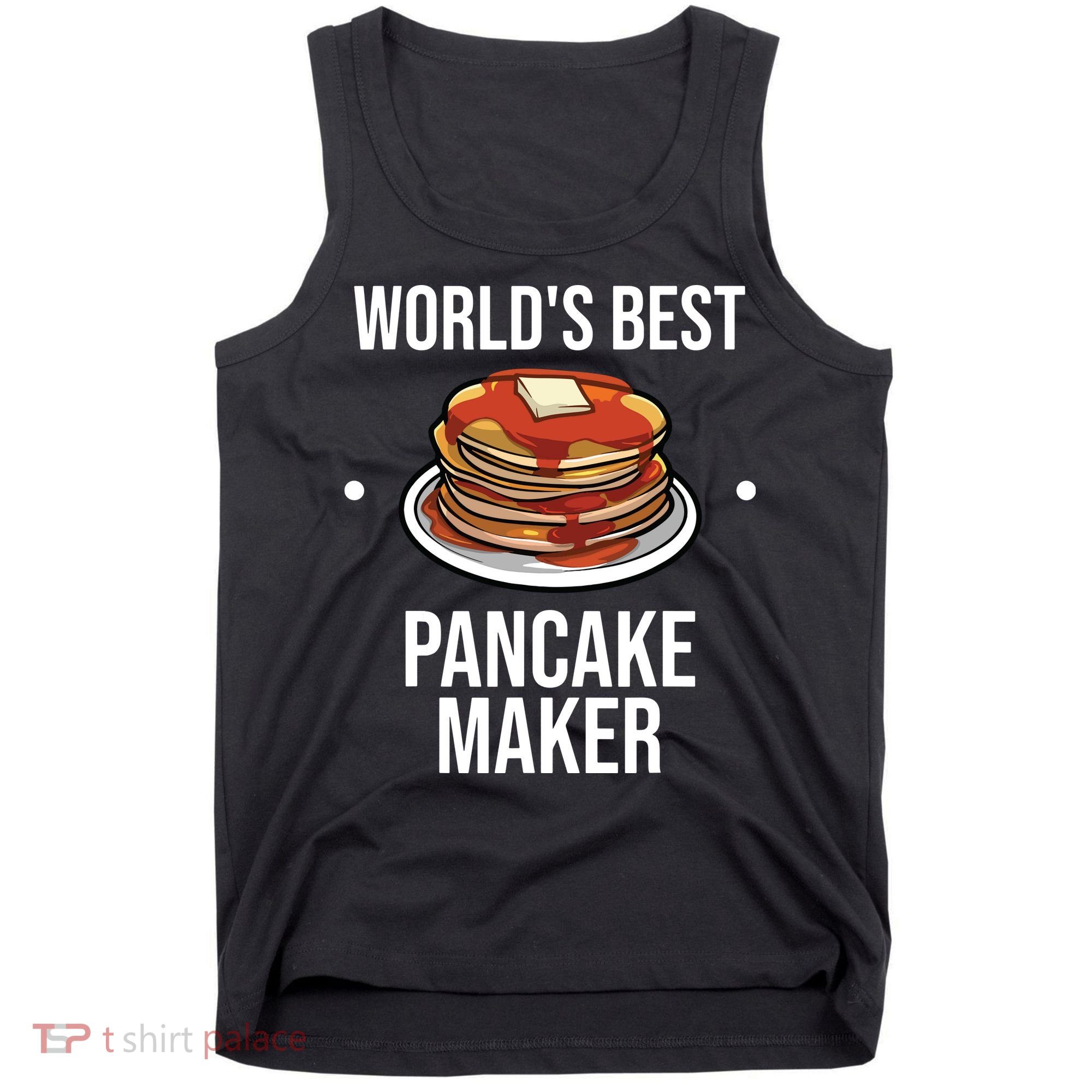 Cool Pancake For Men Women Pancake Maker Breakfast Food Cake Tank Top