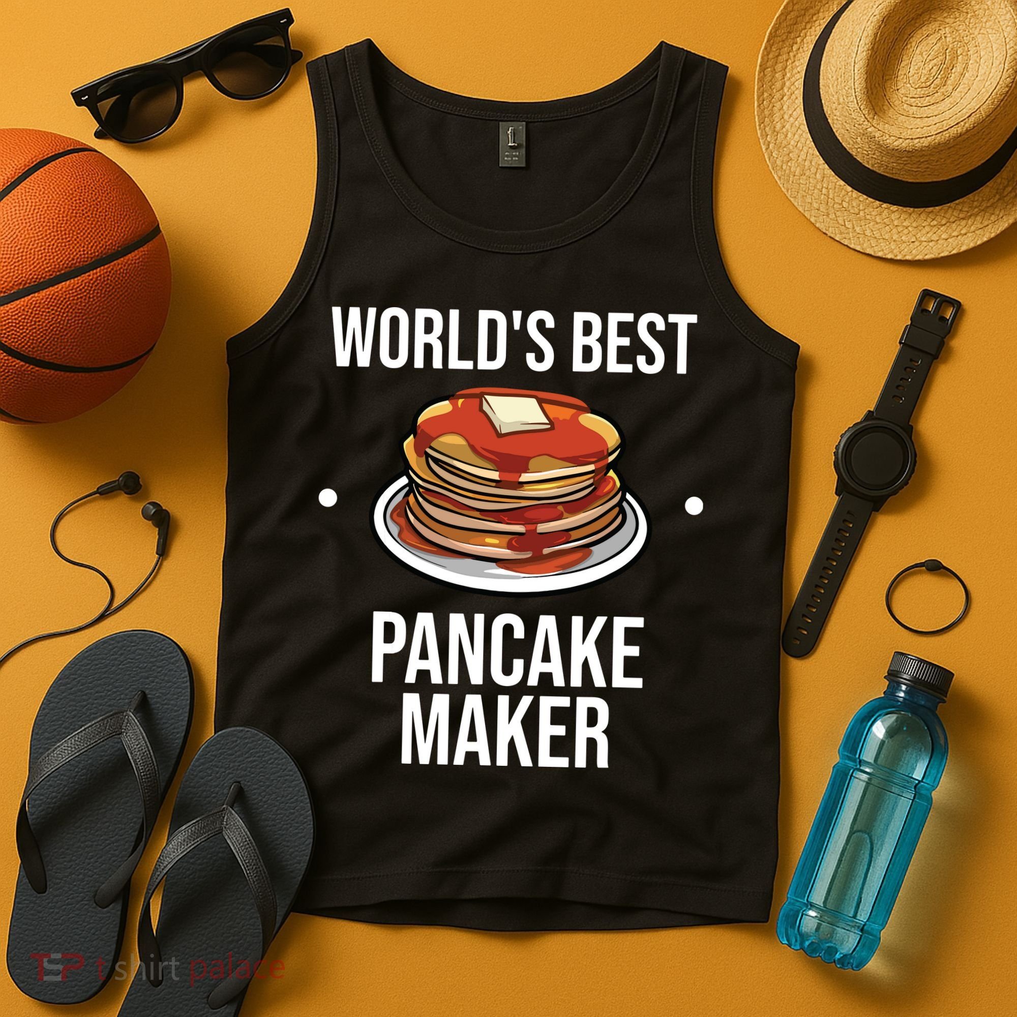 Cool Pancake For Men Women Pancake Maker Breakfast Food Cake Tank Top