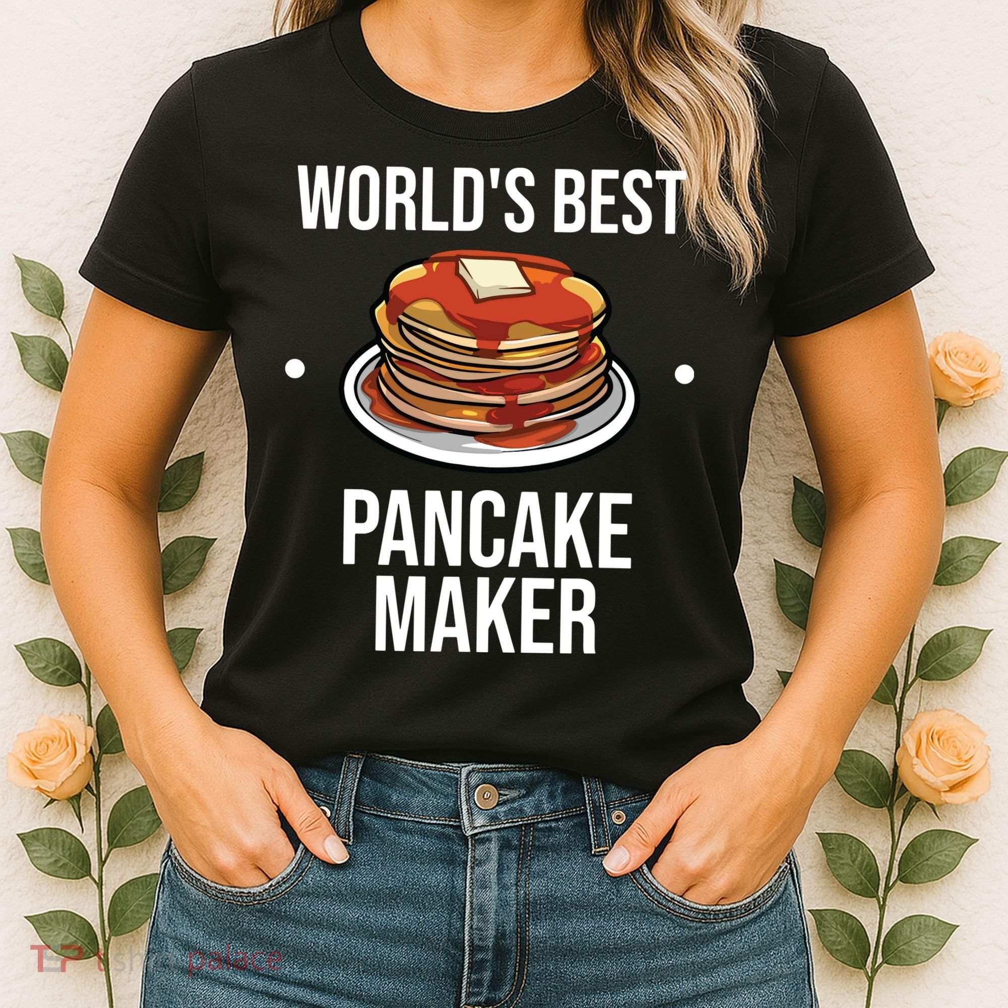 Cool Pancake For Men Women Pancake Maker Breakfast Food Cake Women's T-Shirt