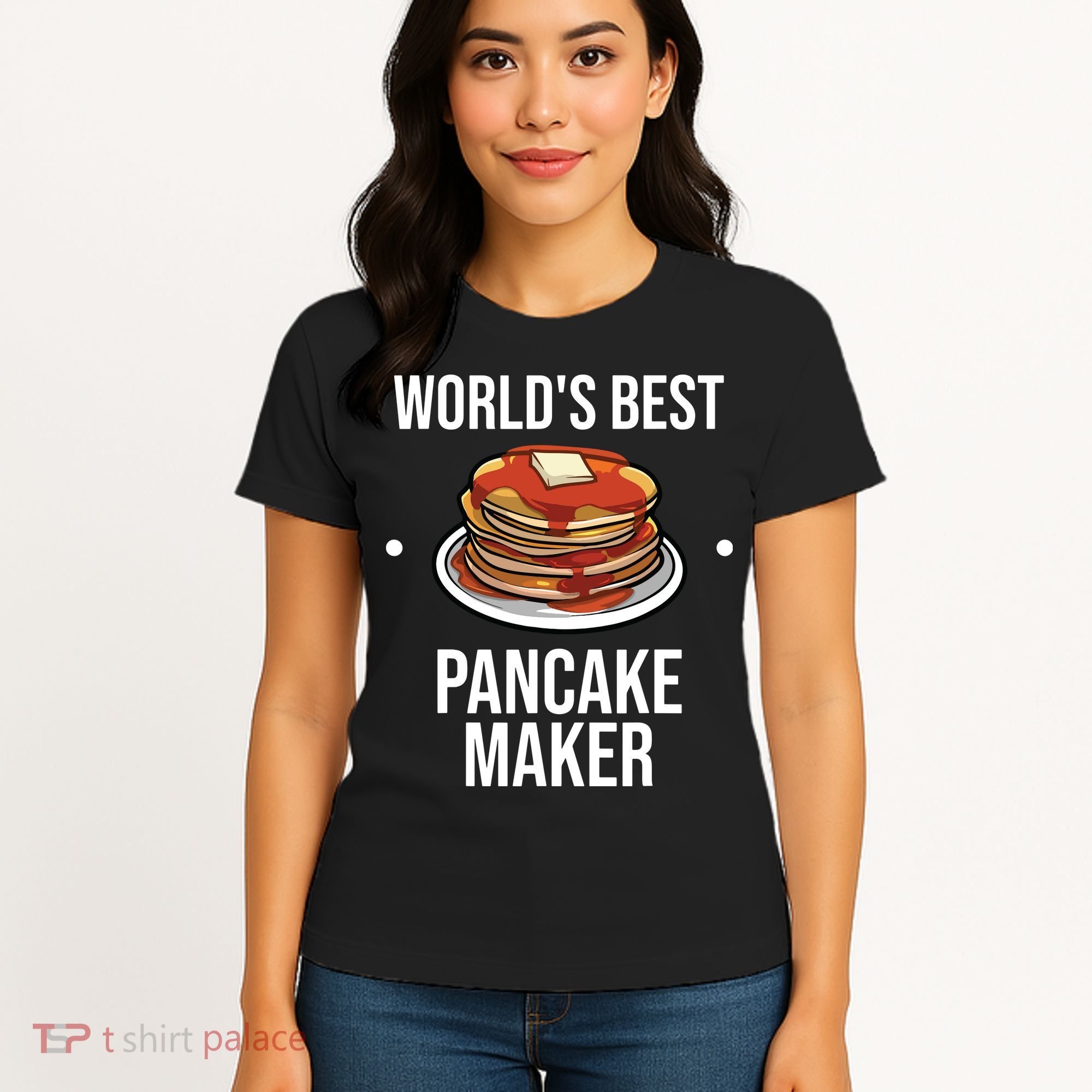 Cool Pancake For Men Women Pancake Maker Breakfast Food Cake Women's T-Shirt