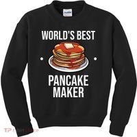 Cool Pancake For Men Women Pancake Maker Breakfast Food Cake Kids Sweatshirt thumb 0