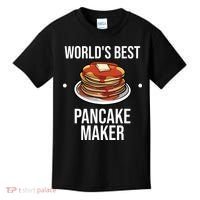 Cool Pancake For Men Women Pancake Maker Breakfast Food Cake Kids T-Shirt thumb 0