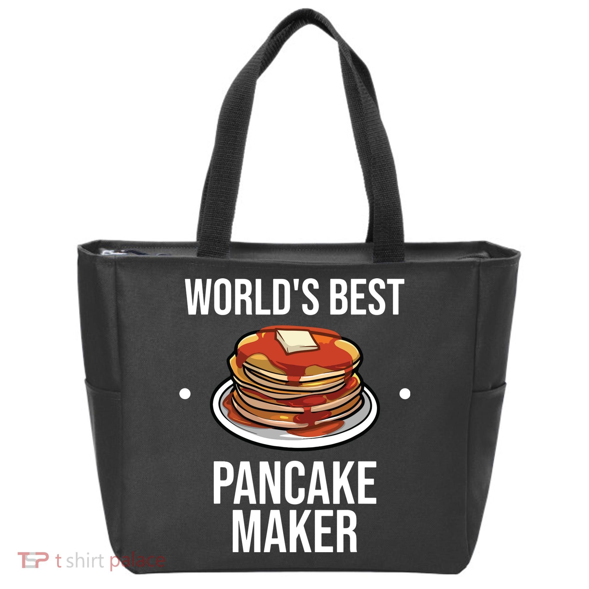 Cool Pancake For Men Women Pancake Maker Breakfast Food Cake Tote Bag