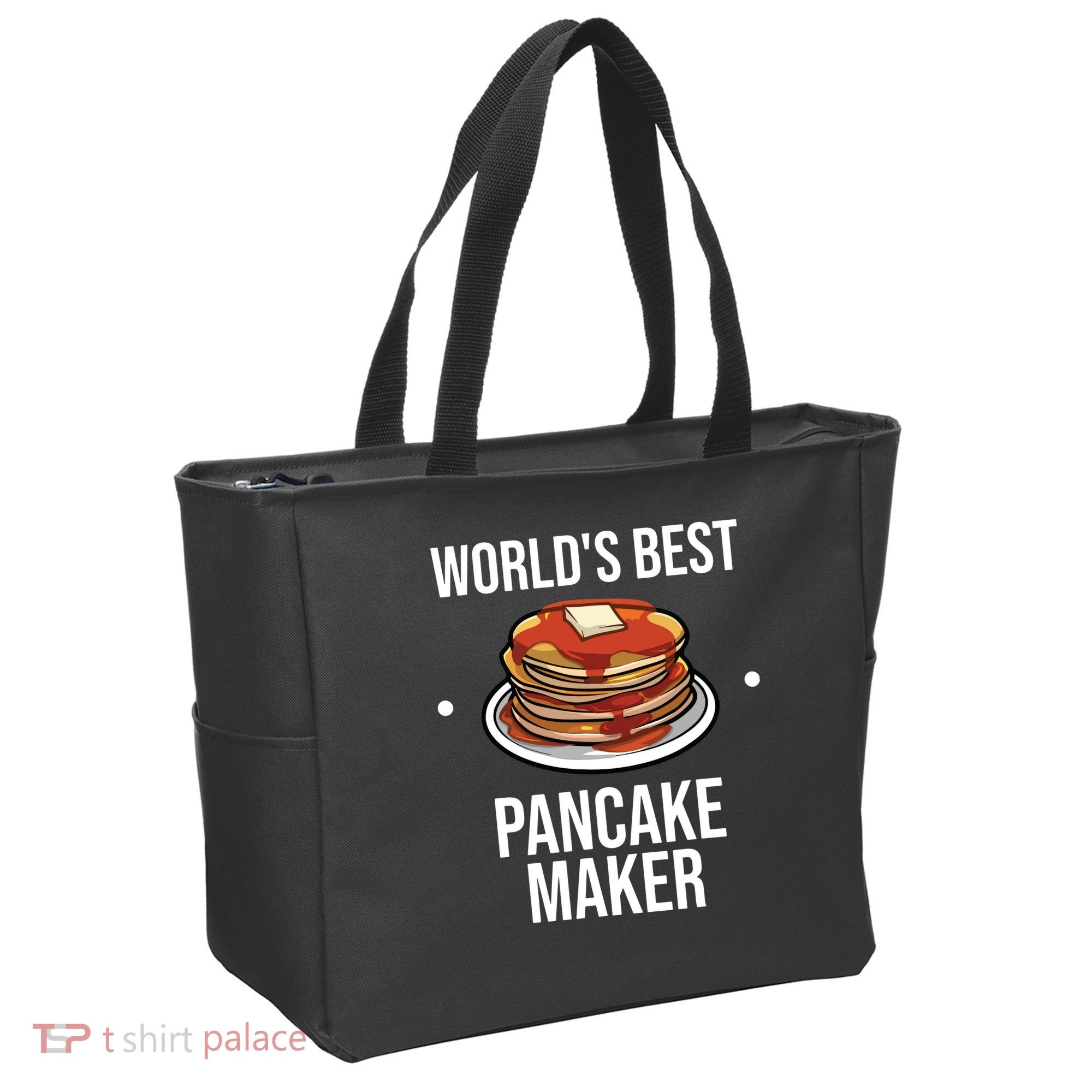 Cool Pancake For Men Women Pancake Maker Breakfast Food Cake Tote Bag