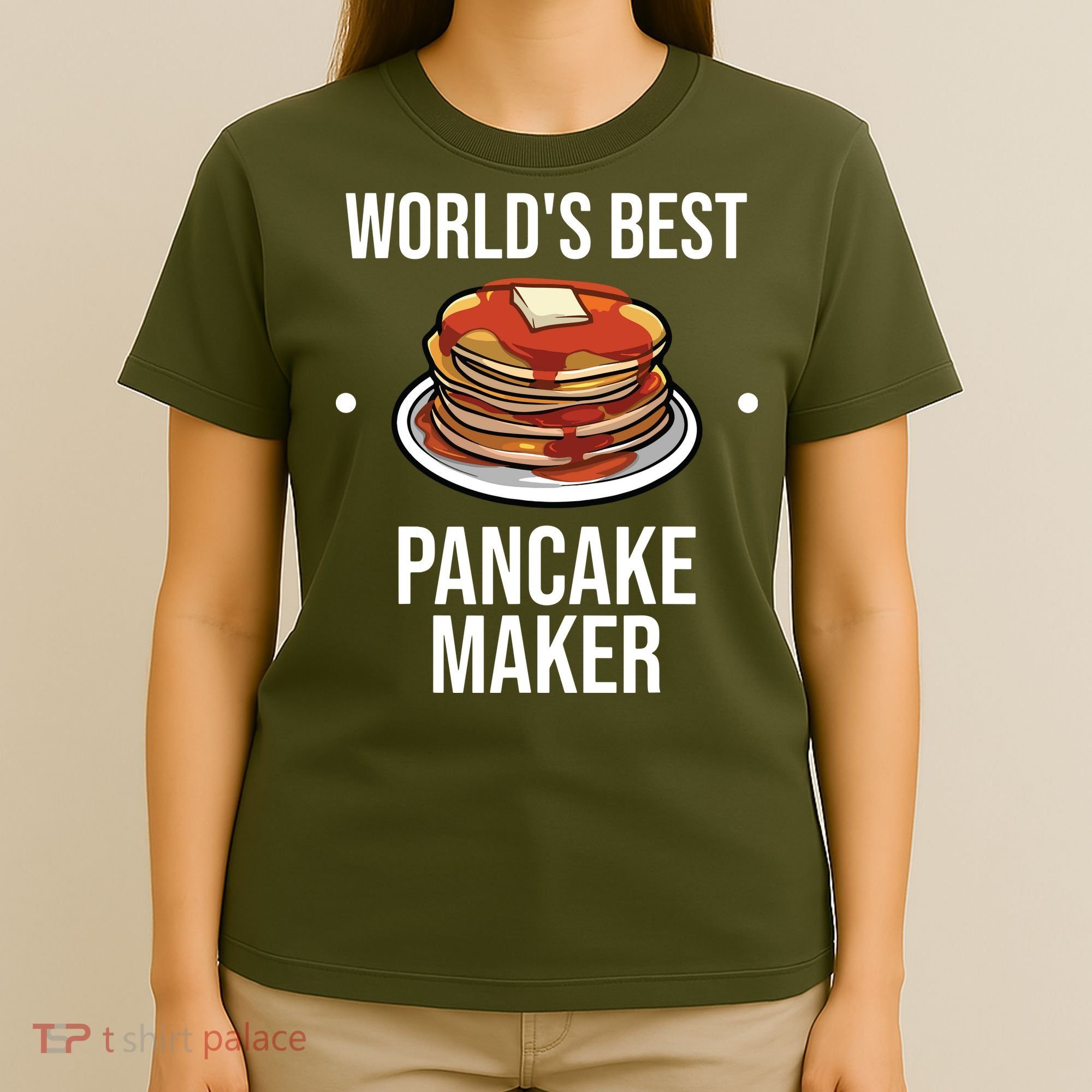Cool Pancake For Men Women Pancake Maker Breakfast Food Cake T-Shirt