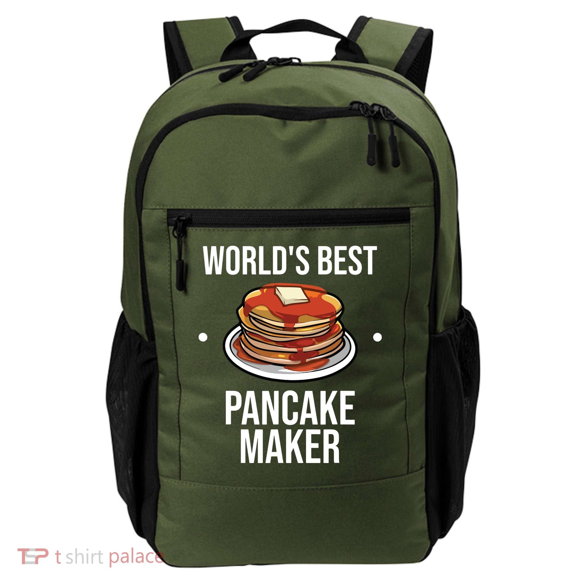 Cool Pancake For Men Women Pancake Maker Breakfast Food Cake Backpack