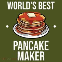 Cool Pancake For Men Women Pancake Maker Breakfast Food Cake Mousepad thumb 1