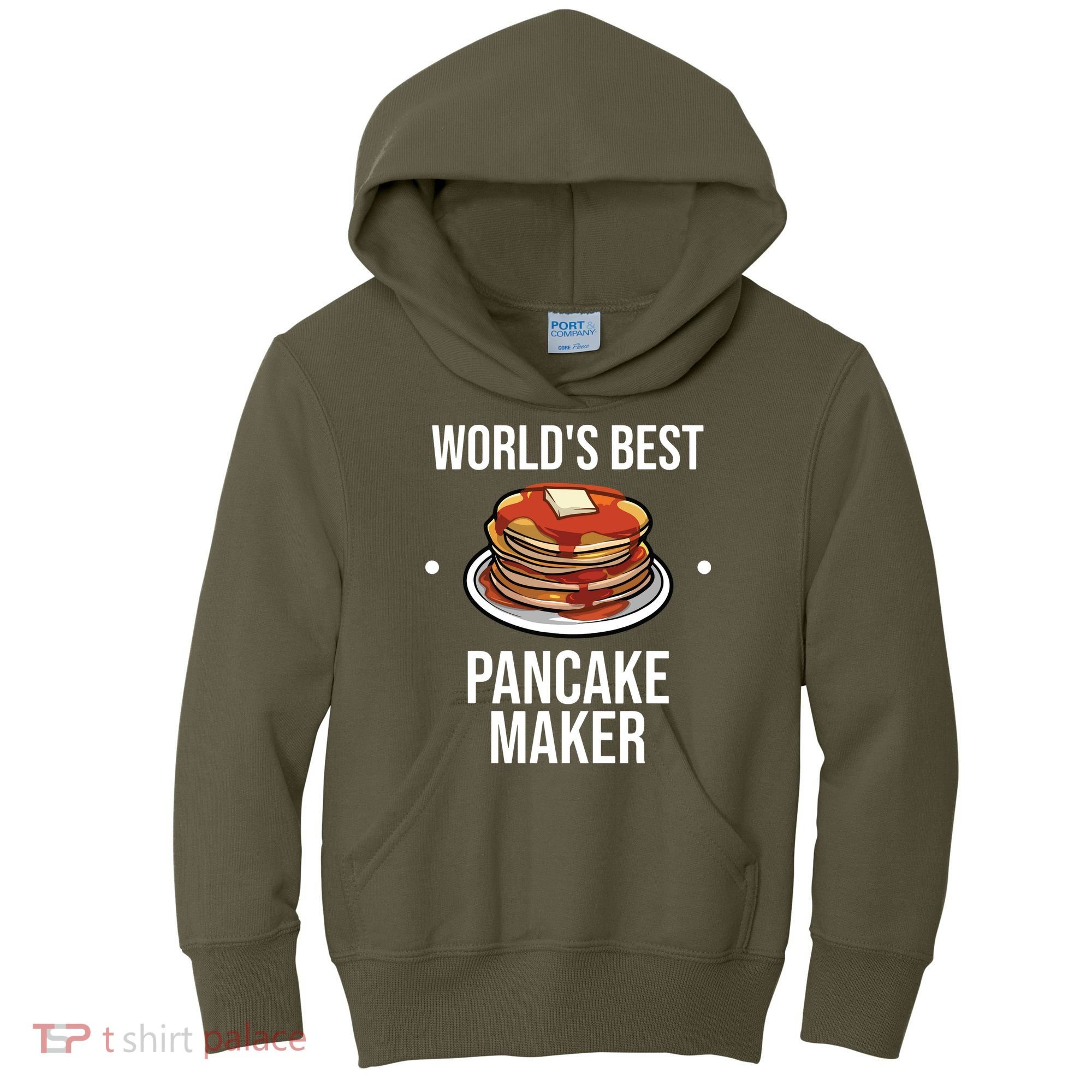 Cool Pancake For Men Women Pancake Maker Breakfast Food Cake Kids Hoodie