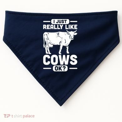 Cow Pet Farm Animal Cows USA-Made Doggie Bandana