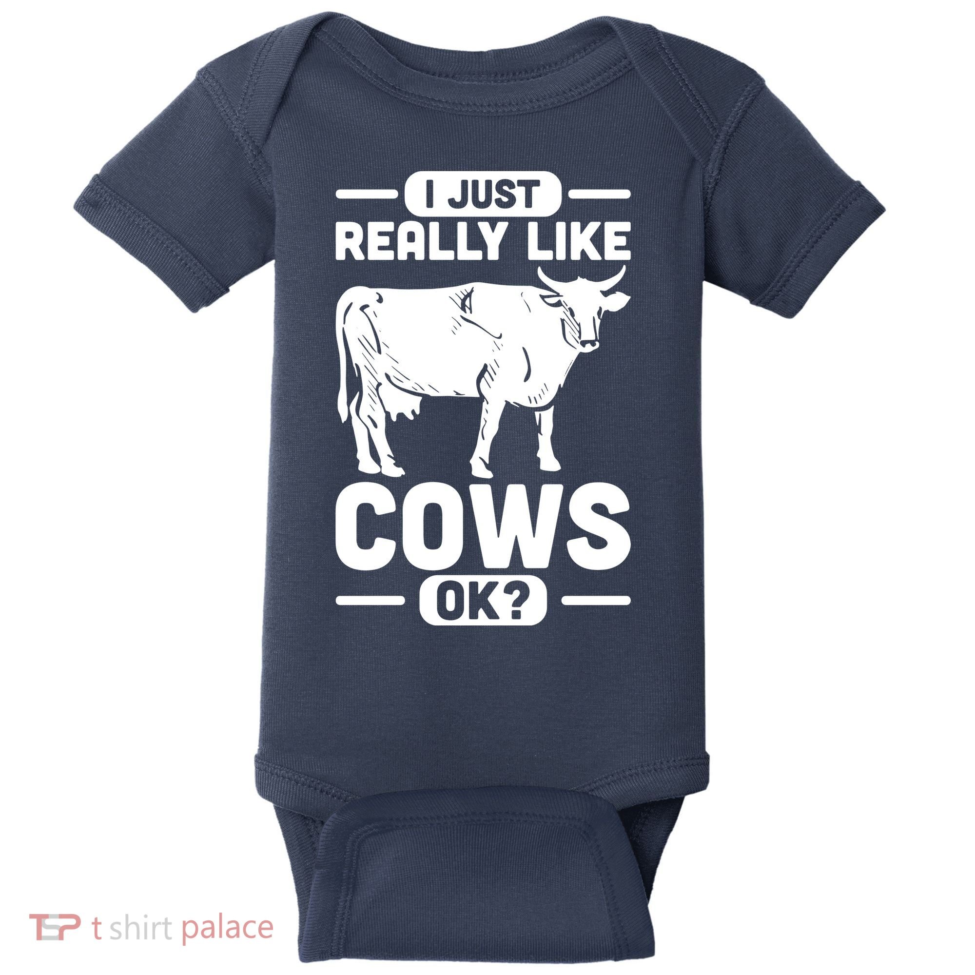 Cow Pet Farm Animal Cows Baby Bodysuit