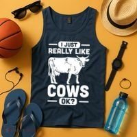 Cow Pet Farm Animal Cows Tank Top thumb 4