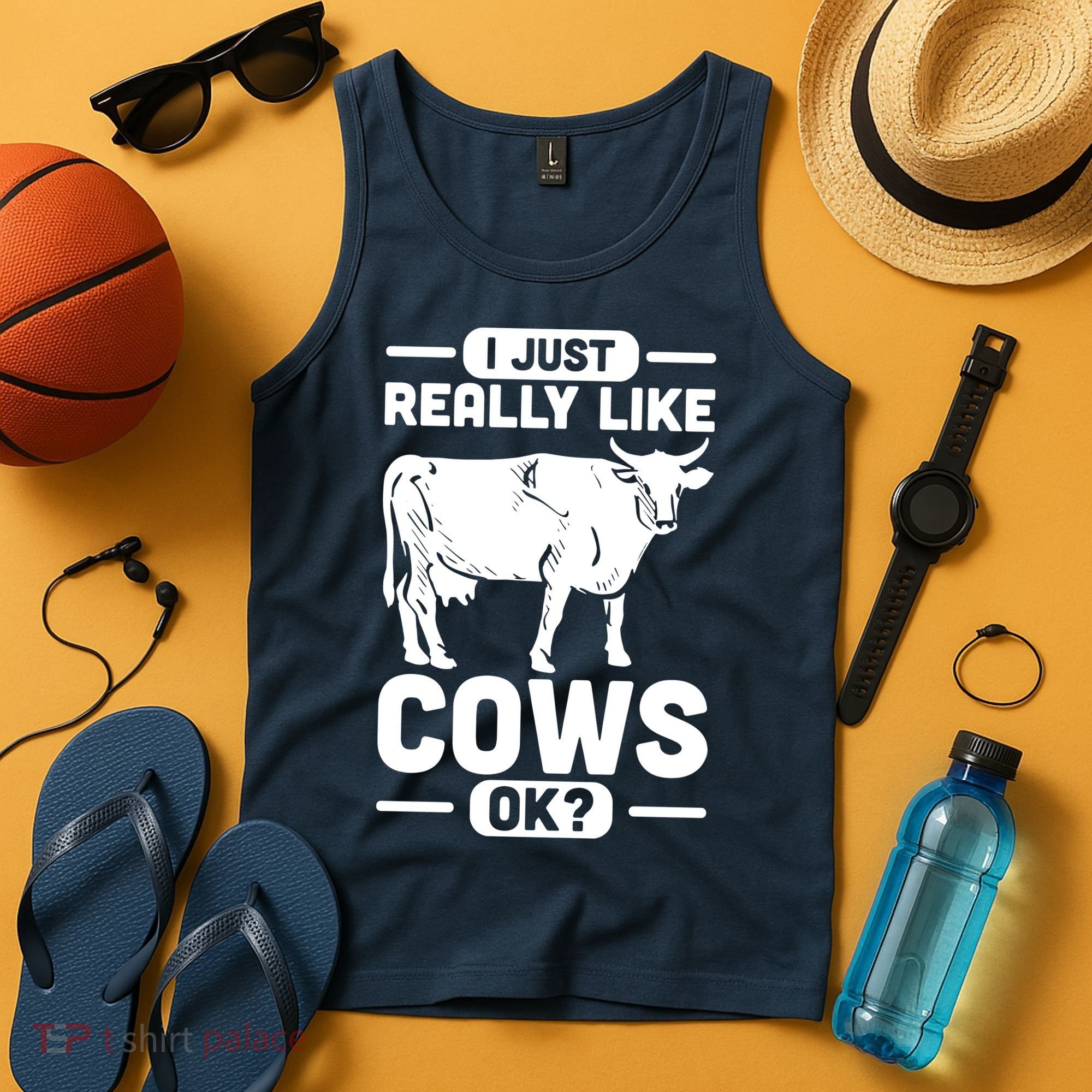 Cow Pet Farm Animal Cows Tank Top