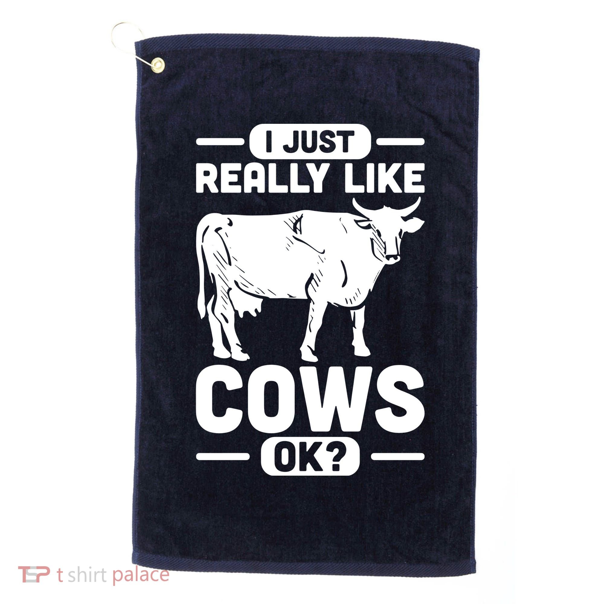 Cow Pet Farm Animal Cows Golf Towel