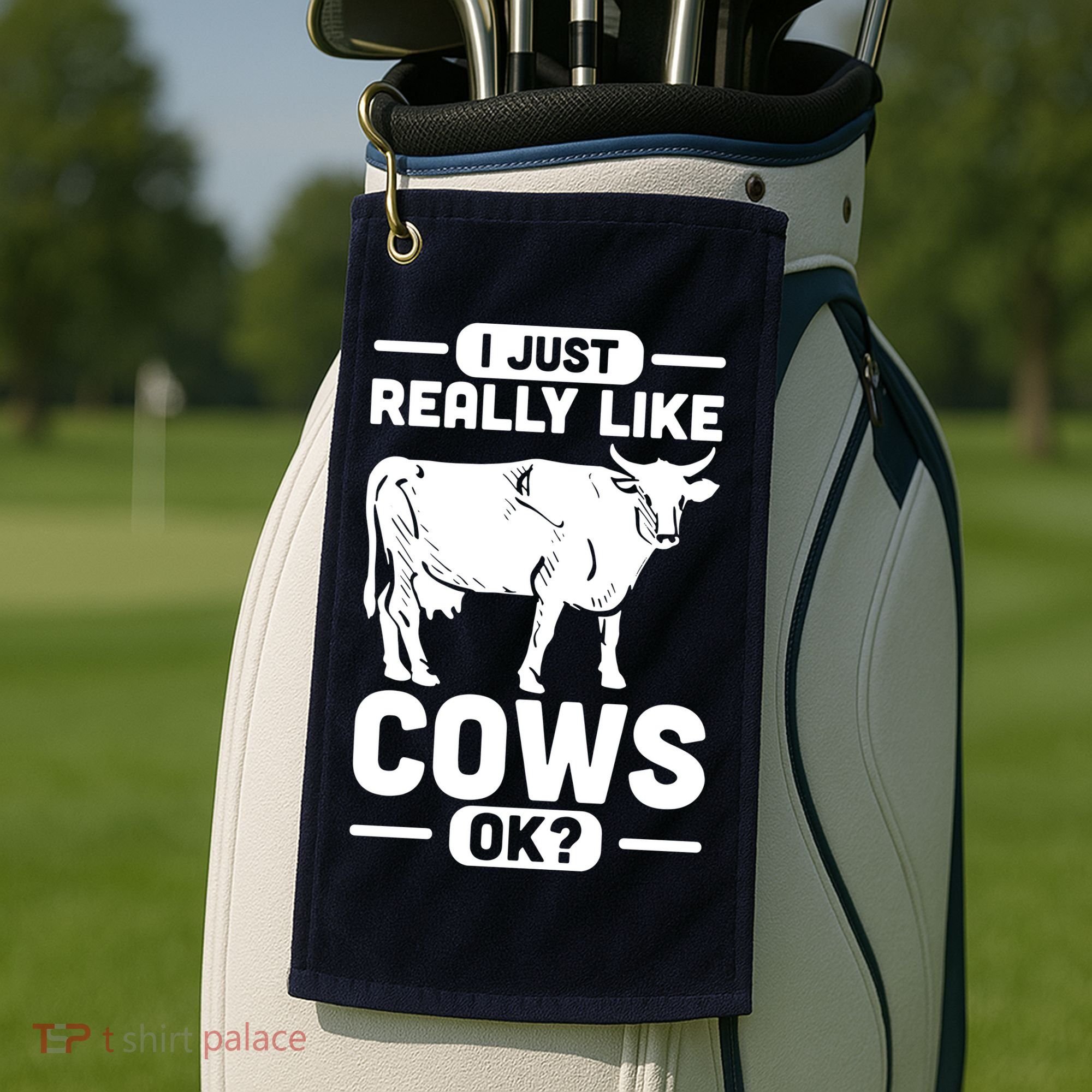 Cow Pet Farm Animal Cows Golf Towel