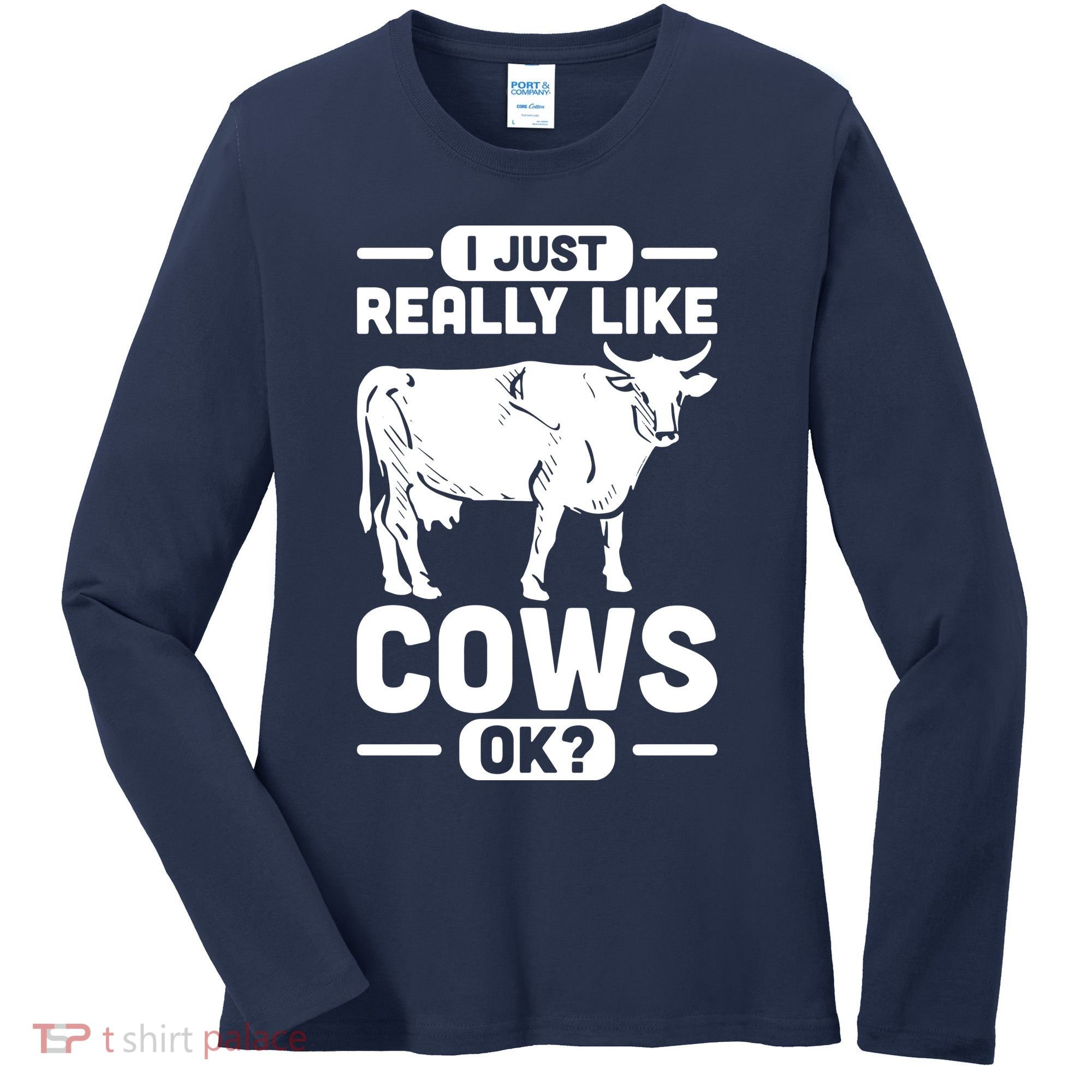 Cow Pet Farm Animal Cows Women's Long Sleeve Shirt