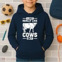 Cow Pet Farm Animal Cows Kids Hoodie thumb 2