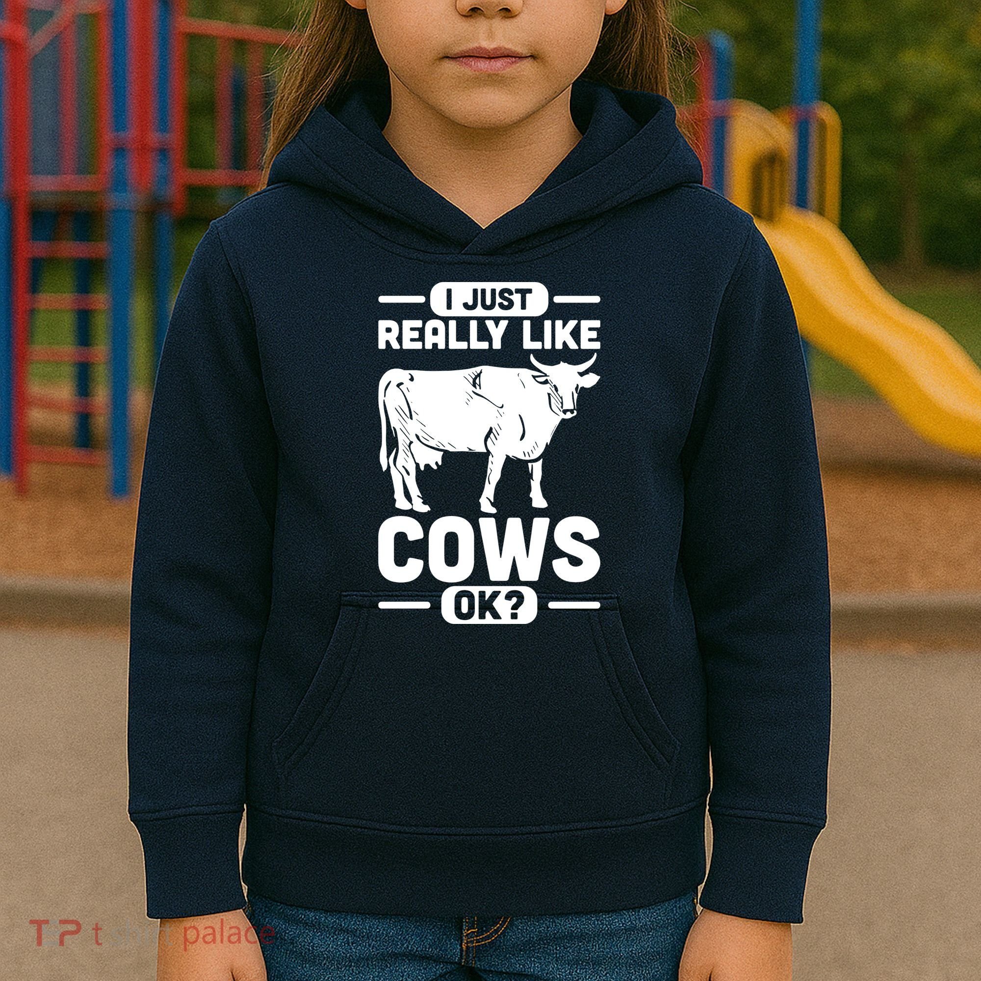 Cow Pet Farm Animal Cows Kids Hoodie