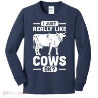 Cow Pet Farm Animal Cows Kids Long Sleeve Shirt thumb 0