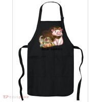 Cute Pig Feelin' Thankful's Gift For Thanksgiving Apron thumb 0