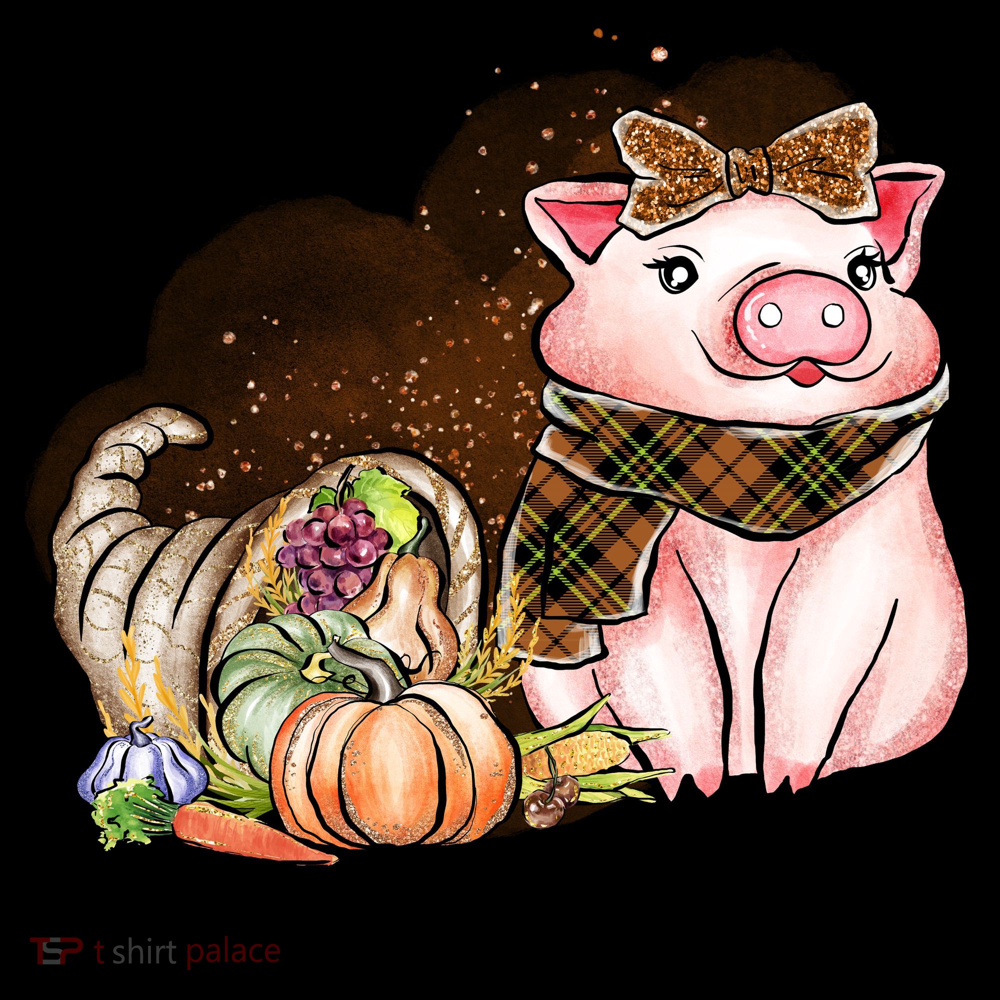 Cute Pig Feelin' Thankful's Gift For Thanksgiving Coffee Mug
