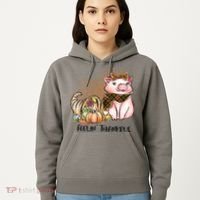 Cute Pig Feelin' Thankful's Gift For Thanksgiving Hoodie thumb 5