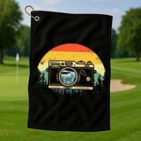 Cool Photography For Women Photographer Camera Lover Golf Towel thumb 1