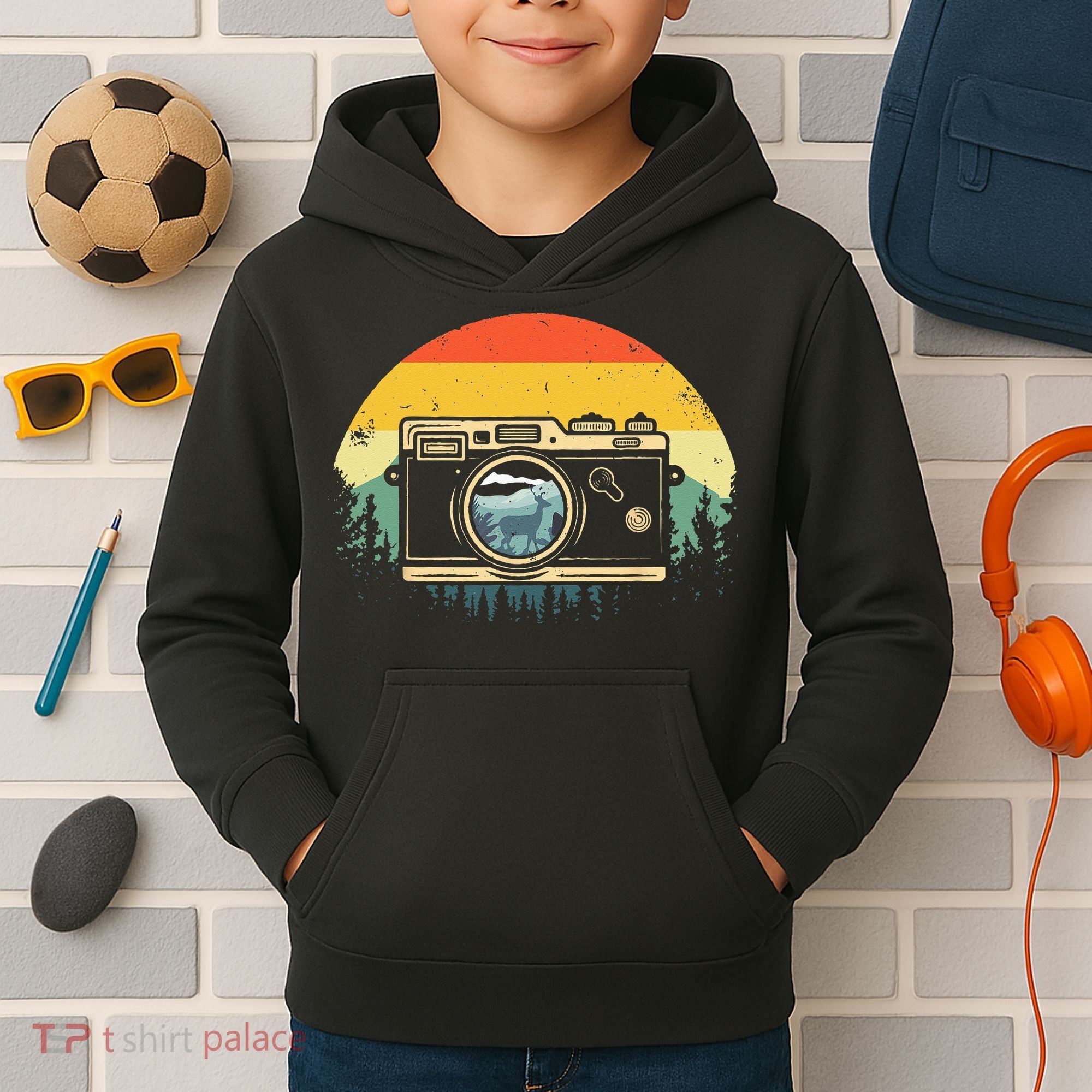 Cool Photography For Women Photographer Camera Lover Kids Hoodie