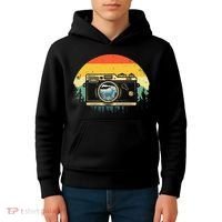 Cool Photography For Women Photographer Camera Lover Kids Hoodie thumb 4
